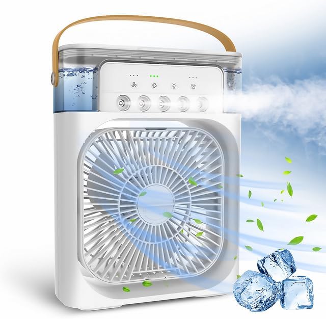 Ventilador Nebulizador Portátil para Hogar/Oficina